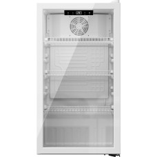 YUNA Cool-View GKS90W Glass Door Fridge 89 L White