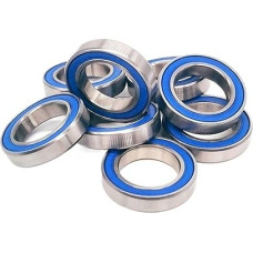 4PCS 6802 2RS Bearing 15x24x5 mm Bicycle Pivot Repair Parts 6802 2RS Ball Bearings 6802-2RS Blue Sealed