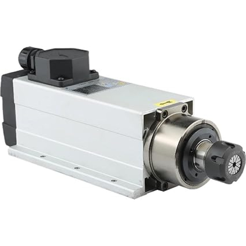 3,5 kW CNC spindelmotor ER25 220 V 380 V quadratische luftgekühlte Flanschinstallation(3,5kw ER25 380V)