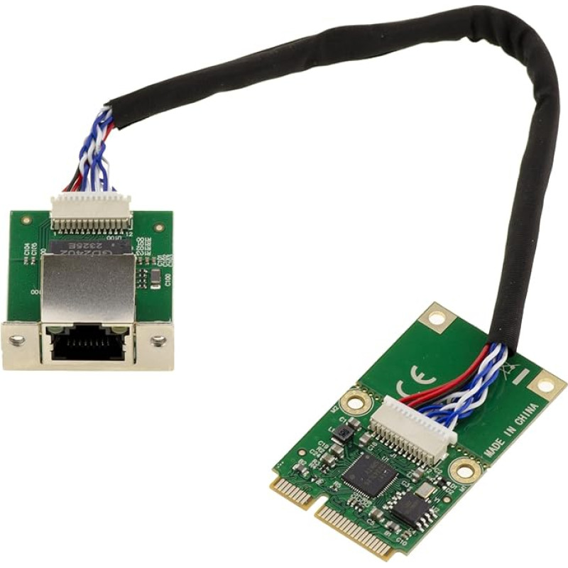 KALEA-INFORMATIQUE Mini PCI Express MiniPCIE 1 varinis prievadas RJ45 LAN 2.5 GIGABIT ETHERNET tinklo valdiklio kortelė su Intel I226 SRKTV mikroschemų rinkiniu