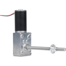 12 V 24 V Getriebemotor Schraubgewinde M8 Welle lange Länge 116 mm elektrinis nuolatinės srovės 12 V 24 V Drehzahlminderer 12 bis 470 U/min Minimotoren 1 Stück(12v 27rpm,Package E)