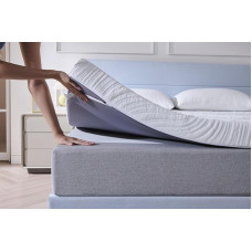 Hiimgo Gel Topper 180 x 200 cm H3/H4, 7 cm Height Cold Foam Mattress Topper, Mattress Topper 180 x 200 cm with Washable Cover, for Bed Box Spring Bed Sofa Bed