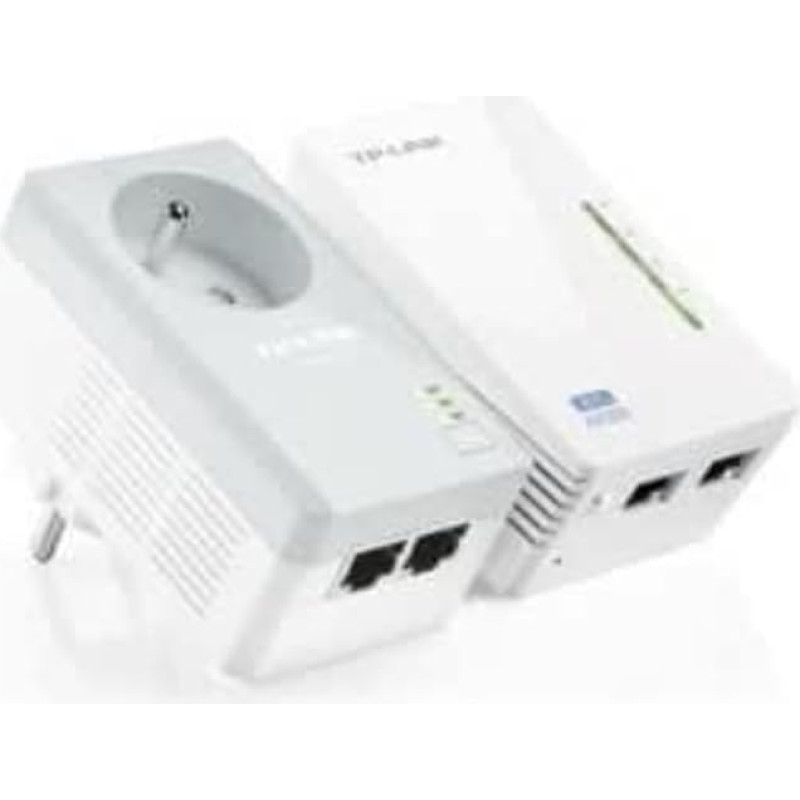 Tp-link Av500 2 prievadų maitinimo šaltinis. Wifi Ext. 2 tl-wpa4220 u. 1 tl-