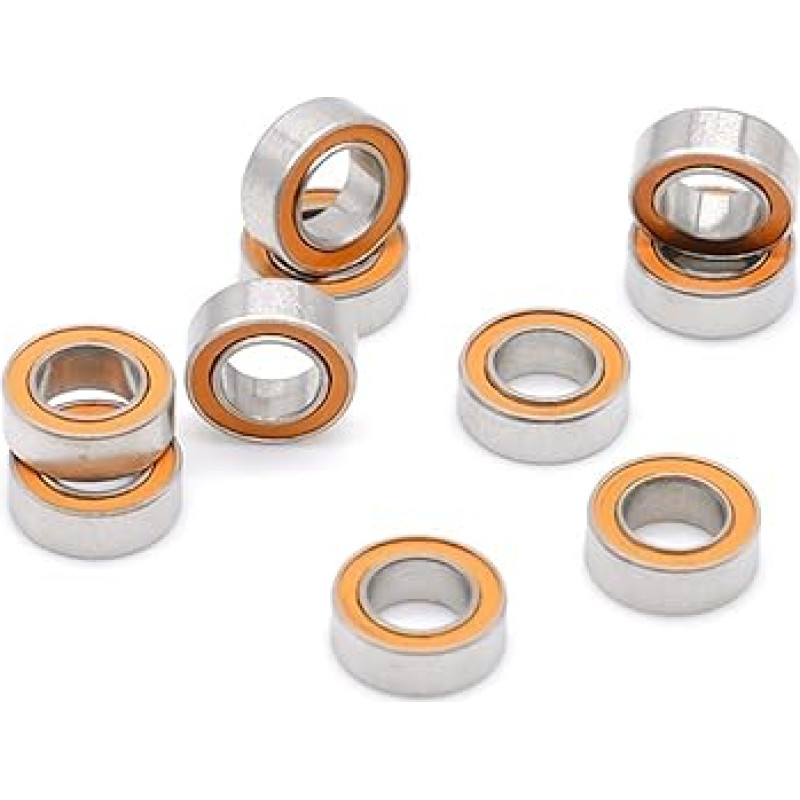 SMR74 2RS 4x7x2,5mm Angelrolle Edelstahllager SMR74 RS MR74 CB Trockenes Edelstahl-Hybridkeramiklager 2 Stücke