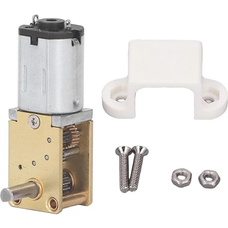 Zahnradmotor DC, 12 mm Einzelwellen -Industriegetriebe, Big Torsionslagergeschwindwindigkeitsreduzierungsantriebsersatz für Gerätereparaturen, Automatisierungssysteme (190 u/min)