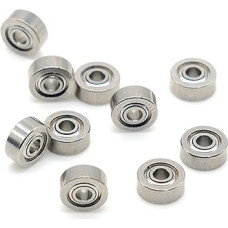 MR63zz Lager 3x6x2,5 Mm MR63 ZZ Miniatur Stahl Kugellager for Angeln Castking Reel 5PCS
