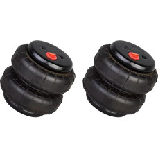Luftfederung Luftfeder Kompatibel Mit GMC Für Sierra Luftfederung, Federtasche, Luftfedertasche, 2-lagiger Gummi-Luftfeder-Airbag, Stoßdämpfer, Außendurchmesser 113 mm, 2 Stück