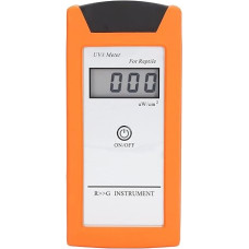 HWGING UVA matuoklis Nešiojamoji gelio medžiaga 0-1999 μW/cm² 3,5 bitų LCD ekranas UVA saulės lempos testeris ropliams Gyvatė Gyvatės UVA matuoklis