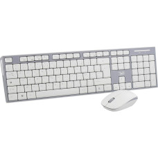 T'nB Combo clavier souris sans fil -Gris/Blanc