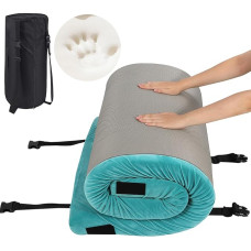 REDCAMP Camping Memory Foam čiužinys, nešiojamasis Roll Up kelionių čiužinys Miegamojo padas su krepšiu grindims Pilka 191x76 /191x97 cm