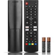 Universal Remote Control for LG Smart TV Remote Control with 2 Batteries (AAA) for All Models, LG LCD LED HDTV UHD 3D 4K Universal TV Remote Control LG AKB75095308 AKB75095307 AKB7415324 LG