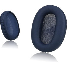 Krone Kalpasmos Replacement Earpads Compatible with Sony WH-CH700N, WH-CH710N, Protein Leather, Memory Foam Replacement Ear Pads (Blue)