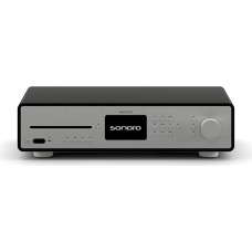 sonoro Maestro Quantum Hi-Fi Receiver with CD Player, Bluetooth and Internet Radio - Black