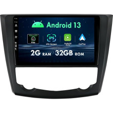 9 Inch Double Din Android Car Radio for Renault Kadjar 2015-2019, Support Rear View Camera Bluetooth WiFi USB GPS Carplay Android Car Steering Wheel Control, DAB