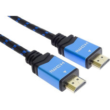 PremiumCord 4K High Speed HDMI 2.0b Cable 3 m M/M 18 Gbps with Ethernet, Compatible with Video 4K @ 60Hz UHD 2160p, 3D - Gold-Plated Connectors, Cotton Coating, 3 m