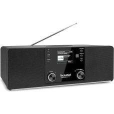 TechniSat DIGITRADIO 370 IR Internet Radio with Wireless Charging (DAB+, FM, WLAN, Bluetooth Audio Streaming, Colour Display, USB, AUX in, Headphone Jack, Alarm Clock, 10 Watt, App/Remote Control)