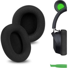 Geekria Comfort Mesh Fabric Replacement Ear Pads for Razer Kraken Kitty V2 Pro, Barracuda, Barracuda X Headphones Ear Cushions, Headset Earpads, Ear Cups Cover Repair Parts (Black)