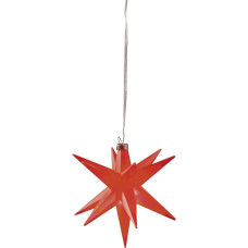 Plastic Star LED, Red, (14 Prongs)