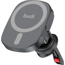 Budi - 2-in-1 Universal Magnetic Wireless Car Charger and Holder - CM5070B