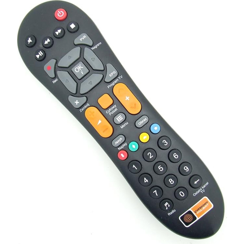 Original Remote Control Pilot Cyfrowy Polsat for Decoder HD 7000