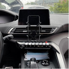 GXQKHFA Car Phone Holder Compatible with 2016-2024 Peugeot 5008 Mobile Phone Holder Accessories 3008 Mobile Phone Holder (for 2016-2024 3008/2016-2024 5008)