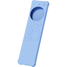 Case for 2021 Apple TV 4K Siri Remote Control (2nd Generation) Protective Case Cover for Apple TV HD Remote Control Replacement Cover Non-Slip Silicone Blue