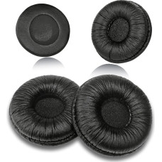 Ear Pads for Plantronics Headset Replacement Ear Pads Compatible with Plantronics HW251N HW261N HW510 HW520 Blackwire 3210 3220 3225 3320 3325 Jabra Biz 2300 2400 PRO 920 930 Headphones (2 pair)