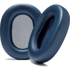 WC Wicked Cushions Extra Thick Ear Pads for Sony WH-1000XM5 - Soft PU Leather Cushions, Luxury Noise Isolating Memory Foam, Extra Thickness | Blue