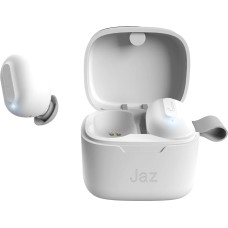 JAZ SBS TWS AIRON Wireless Headphones with Knurled Metal Housing, Touch Control, 5 Hours in a Row, Mono Dual Leader Technology, White, Unique, Unica