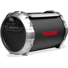 S2-Digital S-Tube XL Bluetooth Outdoor Speaker with FM Radio