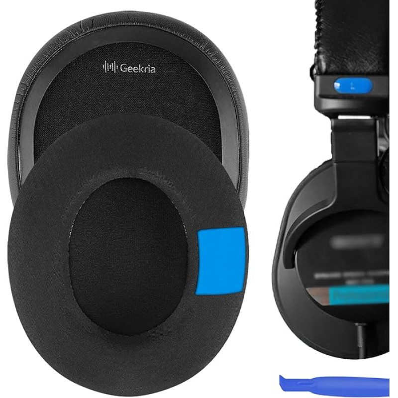 Geekria Comfort Cooling Gel Replacement Ear Pads for Sony MDR-7506, MDR-V6, MDR-V7, MDR-CD900ST Headphones Earpads Repalcement