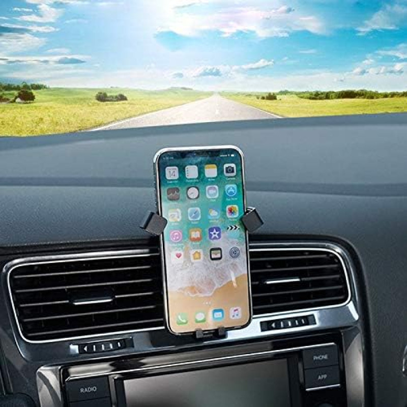 HIGH FLYING For Golf VII 7 5-Door / Variant/GTI 2013-2019 Mobile Phone Holder Car Ventilation Car Mount 360 Degree Rotation