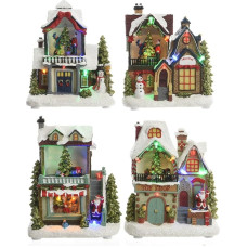 Christmas House LED 3 x AA Available in Various Models. With the dimensions 14 x 9 x 20 cm, illuminate your home with charm and magic. Decorate your Christmas!