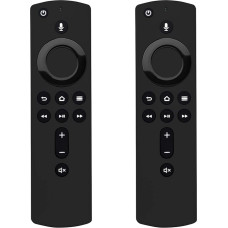 Replacement Voice Remote Control, CEIEVER Alexa Voice Remote Control Compatible with Fire TV Stick 4K/Fire TV Stick Lite/Fire TV Cube/Fire TV Stick (2nd & 3nd Gen)/Fire TV (Pack of 2)