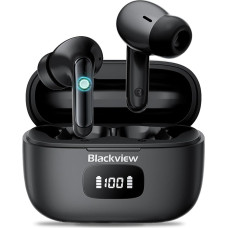 Blackview Bluetooth Headphones, AirBuds 8 Headphones Wireless Bluetooth 5.3, Dual Noise Cancelling Headphones In Ear, Touch Sensors In Ear Headphones, 56H Playtime, LED Display