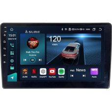 JUNHUA Car Radio for Citroen Berlingo B9 2008-2017; Peugeot Partner 2008-2017 8-Core 4+64GB Car Radio with Wireless Carplay Android Car Bluetooth DSP USB 4G LTE