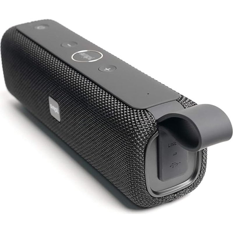 Smpl Wireless Speaker - Wireless Bluetooth Speaker, 12 W, IPX6 Waterproof, Dustproof, Drop-Proof, 12 Hours Battery Life, 1 Metre Bluetooth Range, Black