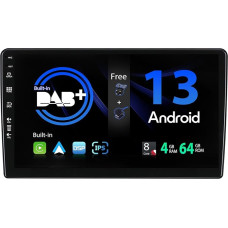 SXAUTO [Built-in DAB] Android 13 Autoradio für Citroen Berlingo (2008-2019) - Eingebaut Carplay/Android Auto/DSP - Kamera + MIC - 4G+64G - 360-CAM Lenkradsteuerung Fast-Boot WiFi - 2 Din IPS 9 Zoll