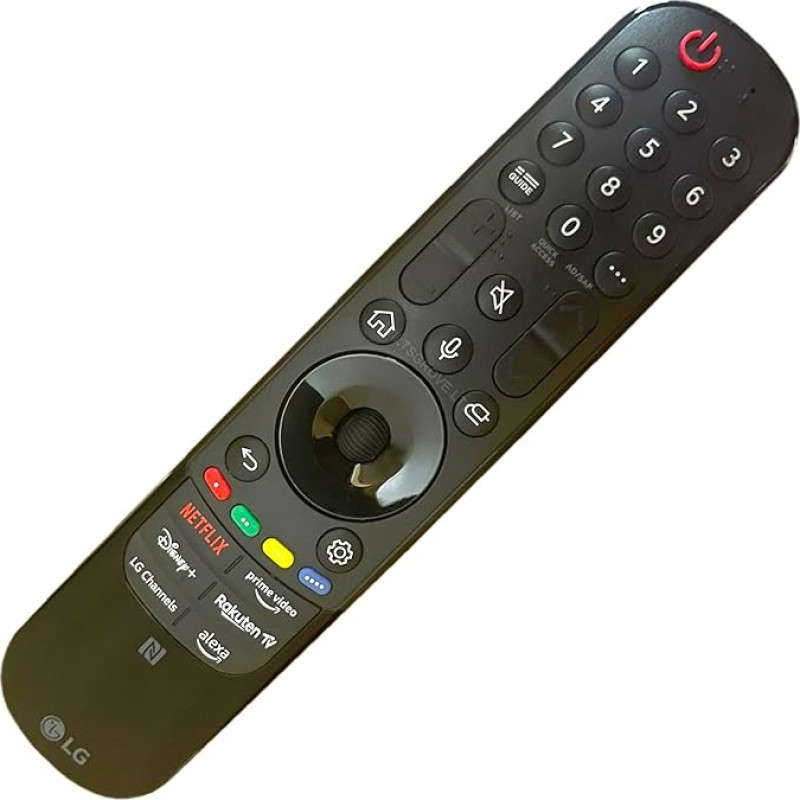 Genuine MR23GN AKB76043112 Voice Remote Control Compatible with LG 70NANO766QA 75NANO766QA 75QNED816QA 75QNED866QA 75UQ80006LB 75UQ80006LB.AEK 86NANO76 666QA QQA Smart Ultra HD HDR LED