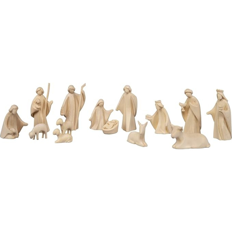 Saico Wooden Figurine Set, Natural, 13 cm