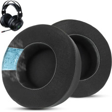 Wzsipod Cooling Gel Ear Pads for Razer Nari Series - Ultimate Comfort Protein Leather and Durable Clothing - Easy Installation - Memory Foam Pads - Black