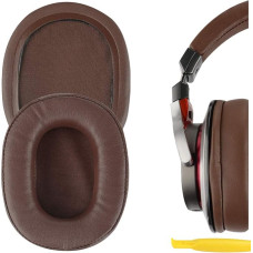 GEEKRIA Earpad Replacement for ATH MSR7 MSR7NC MSR7BK MSR7GM M50 Headphones Replacement Ear Pad Ear Cushion Ear Cups Earpads Repair Parts (Brown)