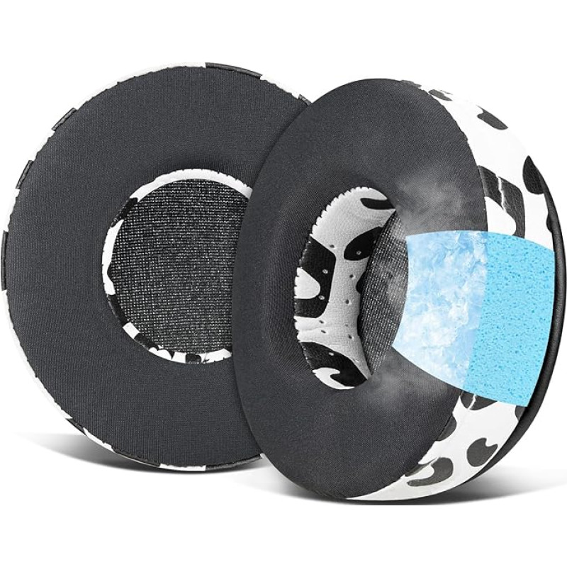 SOULWIT Cooling Gel Replacement Ear Pads for Skullcandy Hesh & Hesh 2 Wireless Over-Ear Headphones with Noise Isolating Foam