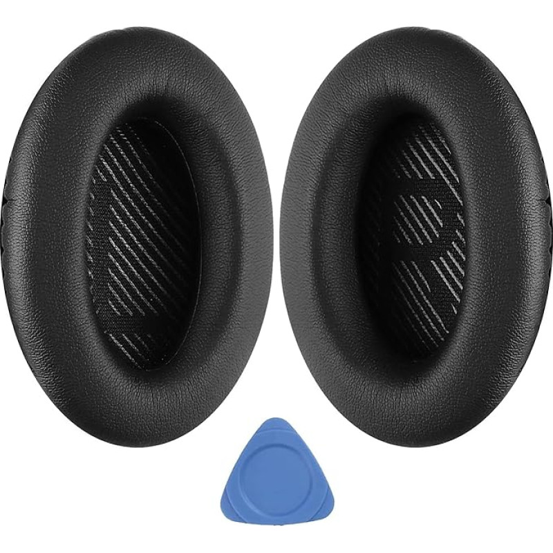 YOCOWOCO Cushions Bose QC35 QC35 II Ear Pads Replacement - Ear Cups for Bose QuietComfort 35 I/II Over-Ear Headphones (Black)