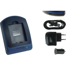 Battery and Charger/Mains and In-Car and USB EN-EL23 for Nikon Coolpix P600, P610, P900, S810 °C