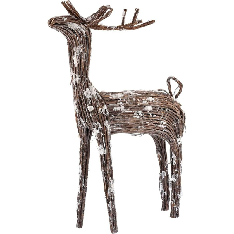 Comarco Sa Reindeer Seat Rattan Natural 60 x 18 x 76 cm