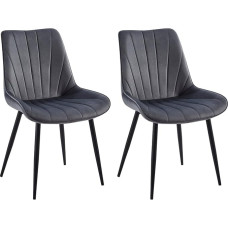 Colenis - Lesedi valgomojo kėdė - Van komplektas (2, pilka)