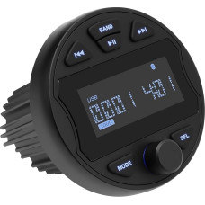 Liwogi Boat Radio Waterproof MP3 Player Marine Stereo Receiver with AM/FM Radio for Boats, Yachts Marine Boats