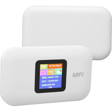 4G LTE Mobile WiFi Hotspot with SIM Card Slot, Portable Router 150Mbps, Supports 10 Users for Travel