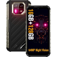 Ulefone Armor 22 Lauko išmanusis telefonas 16GB + 128GB ROM/SD-512GB Android 14 Lauko mobilusis telefonas be sutarties 6 600 mAh ekranas 6,58 colių kamera 64MP + 64MP naktinio matymo kamera Dual SIM IP68